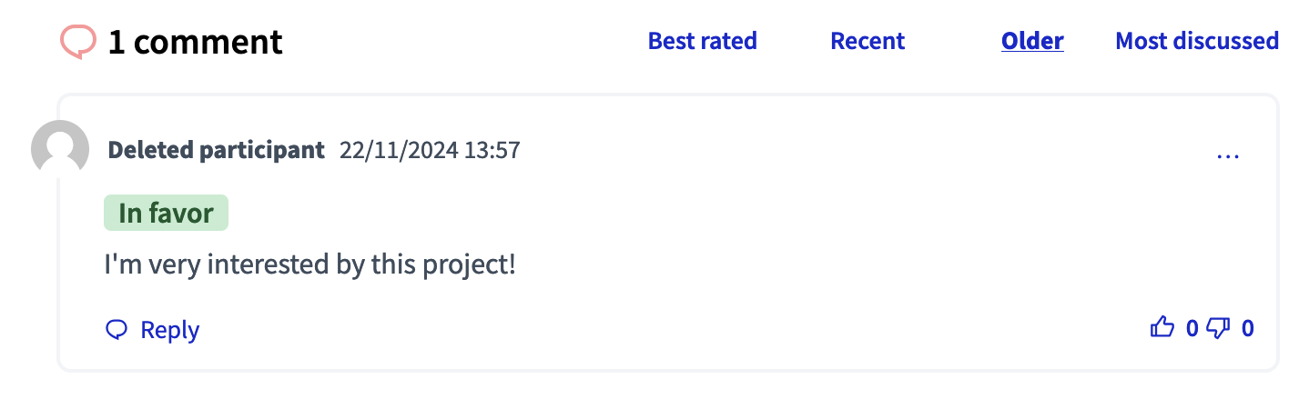 Gelöschter Teilnehmerbeitrag