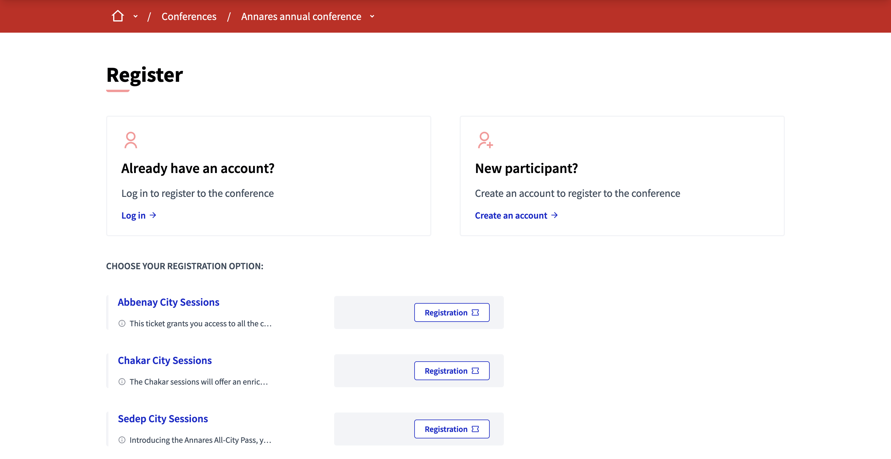 Registrierungstyp ohne Benutzerkonto